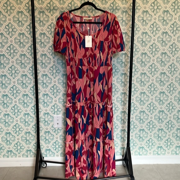 Downeast basics Jules abstract print maxi dress - Picture 1 of 3